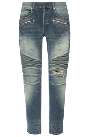 Jeansy z rozdarciem, zdjęcie 1 Jeansy z rozdarciem od Balmain